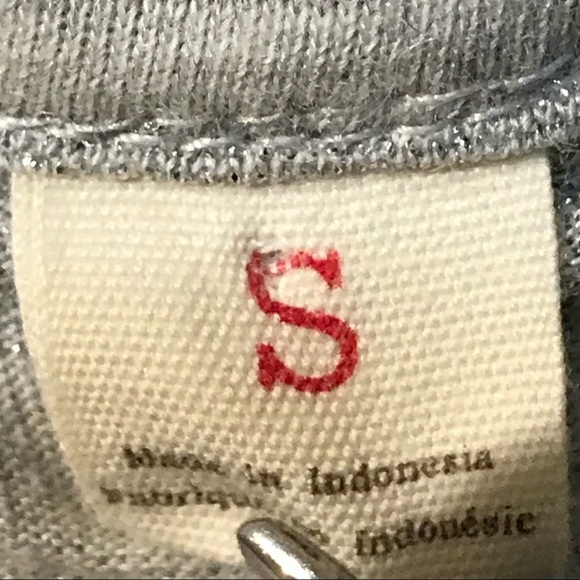 Anthropologie Little Yellow Button Gray Striped Top Size Small‎ - Picture 5 of 7